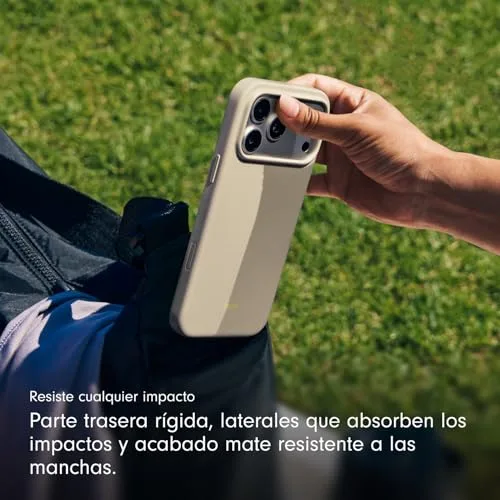 Beats ▫️ Capa com MagSafe, controlo da câmara, acabamento mate e interior em microfibra para iPhone 17 Pro – Cinza Caliza 5