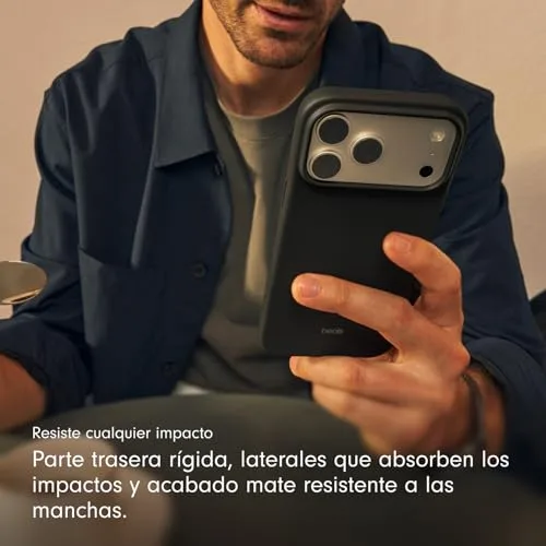 Beats ▫️ Capa com MagSafe, controlo da câmara, acabamento mate e interior em microfibra para iPhone 17 Pro – Cinza antracite 3
