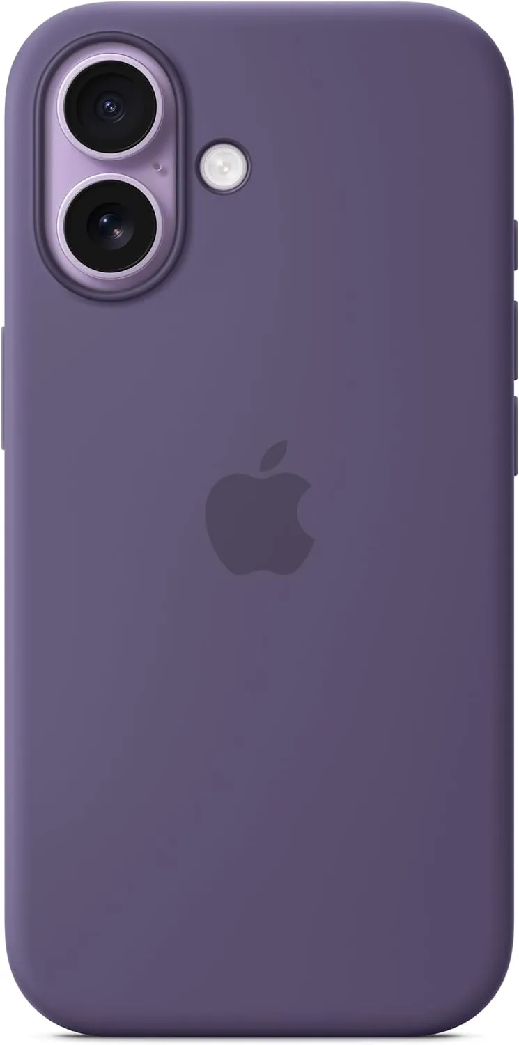 Apple ▫️ Capa de silicone com MagSafe para o iPhone 17 - Niebla Lila ​​​​​​​