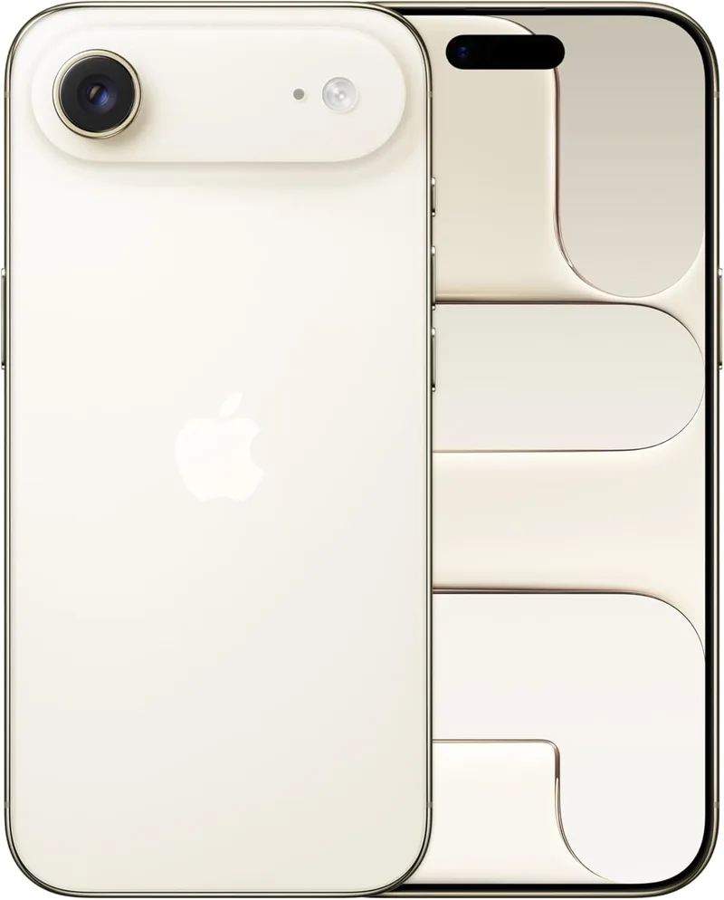 Apple ▫️ iPhone Air 256 GB: O iPhone mais fino de sempre, ecrã de 6,5 polegadas com um aumento de até 120 Hz, chip A19 Pro, câmara frontal Center Stage, bateria com autonomia para um dia inteiro; dourado claro