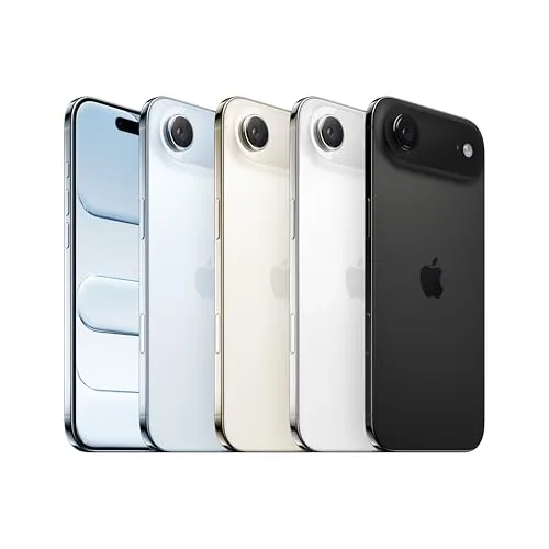 Apple ▫️ iPhone Air de 1 TB: O iPhone mais fino de sempre, ecrã de 6,5 polegadas com ProMotion até 120 Hz, chip A19 Pro, câmara frontal Center Stage, autonomia para o dia inteiro; Azul Céu 5
