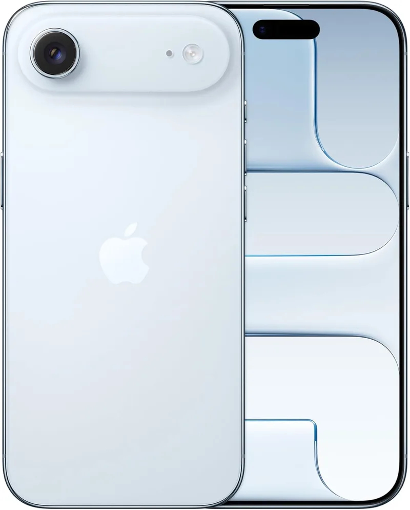 Apple ▫️ iPhone Air de 1 TB: O iPhone mais fino de sempre, ecrã de 6,5 polegadas com ProMotion até 120 Hz, chip A19 Pro, câmara frontal Center Stage, autonomia para o dia inteiro; Azul Céu