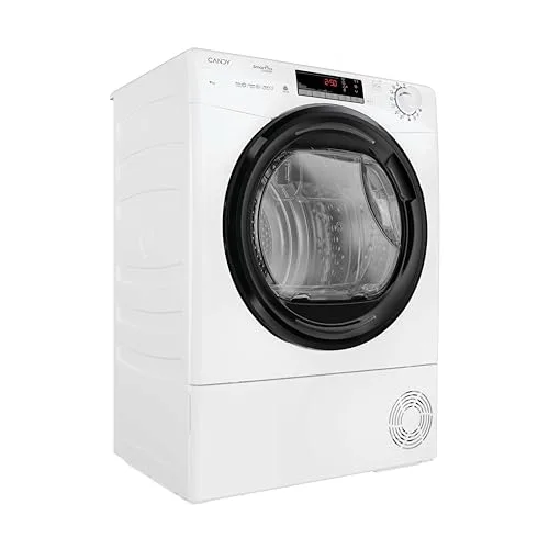 CANDY ▫️ Smart Pro Inverter CRO EH9N4TBE-S, Secadora de 9 kg, Bomba de Calor, Painel Smart Touch, Wi-Fi, Aplicação hOn, 14 ciclos, 3 ciclos rápidos, Certificado para secagem de lã, Snap & Dry, Início diferido de 24 horas, 63 dB, Branco 2