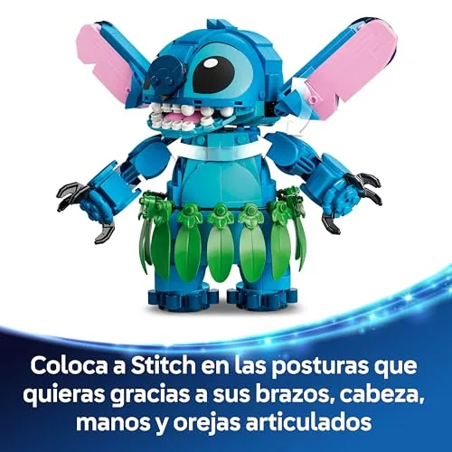 LEGO ▫️ Brinquedos Stitch e Scrump da Disney – 2 Figuras com Acessórios, incluindo ukulele e peluche – Decoração para o quarto – Presente de aniversário para meninas e meninos a partir dos 9 anos e fãs – 43296 3