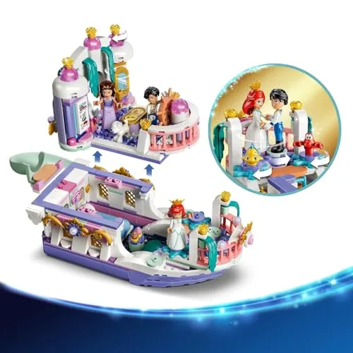 LEGO ▫️ Disney Princess: Barco do Casamento Real da Ariel 43299 3