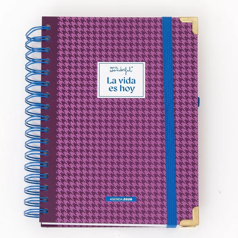 Mr. Wonderful ▫️ Conjunto de agenda anual e caneta Office 2026 - A vida é hoje