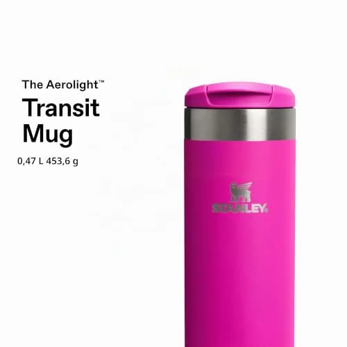 STANLEY ▫️ Caneca de viagem 1913 Aerolight Transit, 0,47 L - Violet Blossom 3