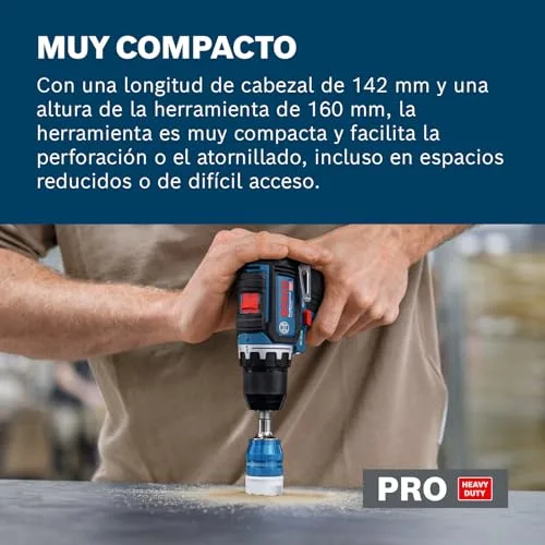 Bosch Professional ▫️ 12V System Berbequim/aparafusadora GSR 12V-32 (KickBack Control, motor sem escovas, inclui baterias de 2,0 Ah, carregador e bolsa de ferramentas) 4