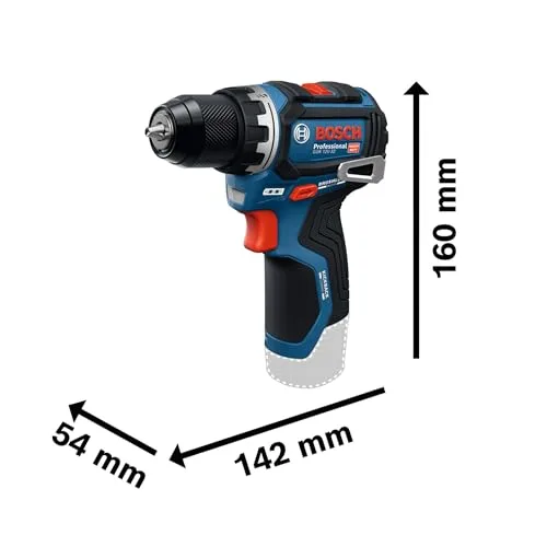 Bosch Professional ▫️ 12V System Berbequim/aparafusadora GSR 12V-32 (KickBack Control, motor sem escovas, inclui baterias de 2,0 Ah, carregador e bolsa de ferramentas) 6
