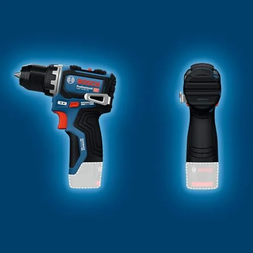 Bosch Professional ▫️ 12V System Berbequim/aparafusadora GSR 12V-32 (KickBack Control, motor sem escovas, inclui baterias de 2,0 Ah, carregador e bolsa de ferramentas) 7