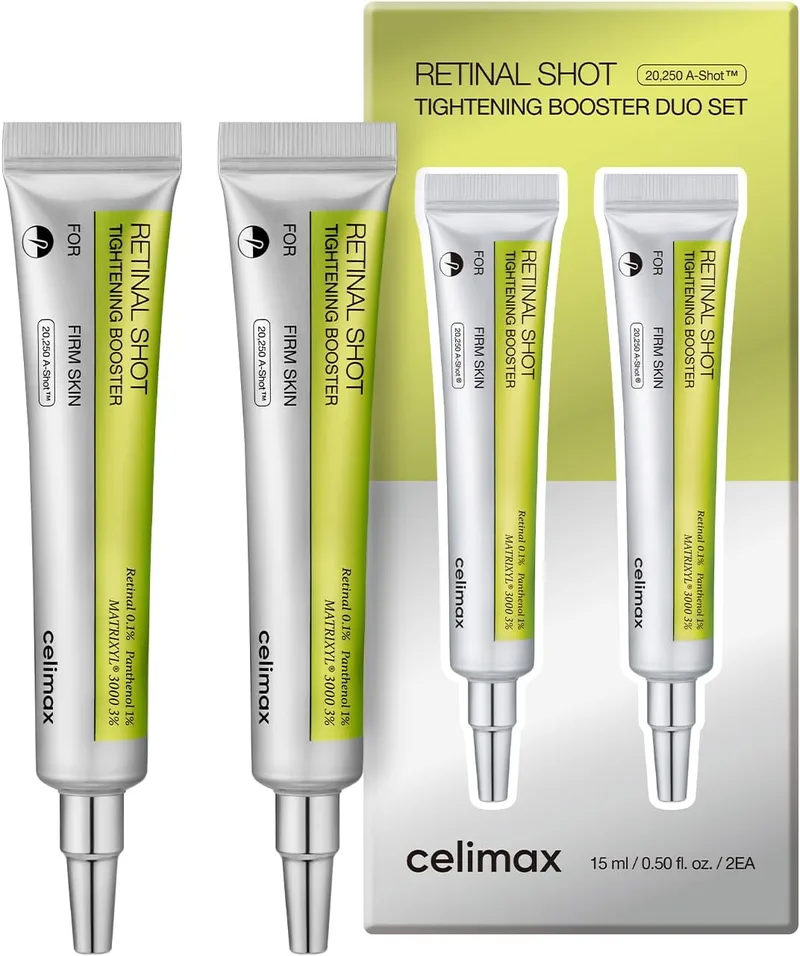 celimax ▫️ The Vita A Retinal Shot Tightening Booster (Conjunto de 2 frascos de 15 ml)