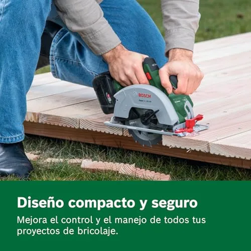 Bosch ▫️ Serra circular a bateria EasyCirc 18V-48 18V System (corta madeira até 48 mm; inclui adaptador para aspirador e guia paralela) 6