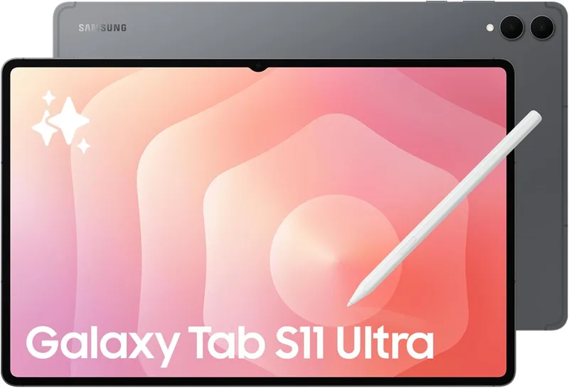 Samsung ▫️ Galaxy Tab S11 Ultra 512 GB Wi-Fi, Tablet com IA, Leve, Ferramentas de IA, DeX, 12 GB de memória, Bateria de longa duração, Garantia do fabricante de 3 anos + 1 ano extra, Cinza (Versão espanhola)
