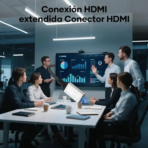 Lumivtx ▫️ Cabo de extensão HDMI, 1 m, 4K a60 Hz, 2K a 144 Hz, HDMI 2.0, cabo de nylon trançado macho-fêmea, alta velocidade, 18 Gbps, UHD ARC HDR, HDCP 2.2, compatível com TV Stick, HDTV, PS5, PS4 6