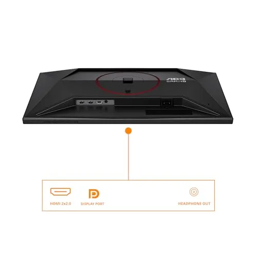 AOC ▫️ Monitor de jogos 24G4ZR de 24 polegadas, 260 Hz, painel Fast IPS, 1 ms GtG, HDR10, compatível com G-Sync, altura ajustável, (1920x1080, 2 portas HDMI 2.0, 1 porta DP 1.4) Preto 3