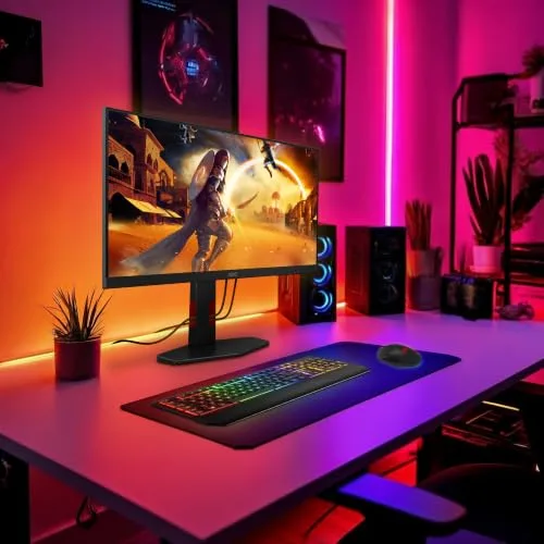 AOC ▫️ Monitor de jogos 24G4ZR de 24 polegadas, 260 Hz, painel Fast IPS, 1 ms GtG, HDR10, compatível com G-Sync, altura ajustável, (1920x1080, 2 portas HDMI 2.0, 1 porta DP 1.4) Preto 6
