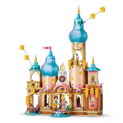 LEGO ▫️ Princesas da Disney – Castelo da Rapunzel – Decoração para o Quarto – 4 Mini-bonecos e uma Figura de Camaleão – Presente de Aniversário para Meninas a partir dos 6 Anos e Fãs de «Enredados» – 43297 4