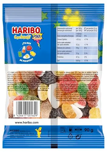 HARIBO ▫️ COCKTAIL PICA 18 saquetas de 90 g 3