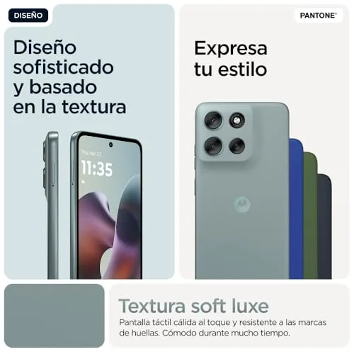 Motorola ▫️ Moto g56 5G 24 GB (8 GB + 16 GB RAM Boost)/256 GB Cinza, Resistência de nível militar, IP68/69, Corning Gorilla® Glass 7i, Ecrã de 6,72" Full HD+, Câmara de 50 MP com Moto AI, Bateria de 5200 mAh, Carregamento TurboPower de 30 W 5