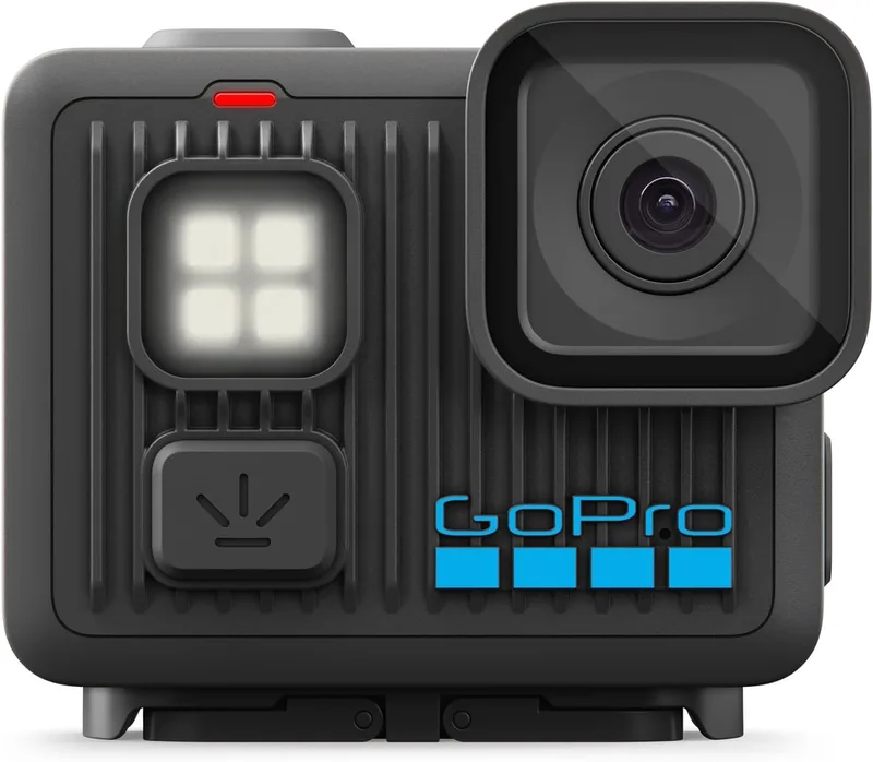GoPro ▫️ Lit Hero: câmara de ação leve, compacta e à prova de água com luz integrada, vídeo Ultra HD 4K a 60 fps, fotografias de 12 MP, ecrã tátil e estabilização HyperSmooth