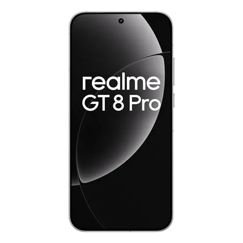 realme ▫️ Smartphone GT 8 Pro 12 GB + 256 GB, sistema de câmara RICOH GR, câmara com teleobjetiva ultra-nítida de 200 MP, Snapdragon 8 Elite Gen 5, bateria Titan de 7000 mAh, com adaptador, branco 2