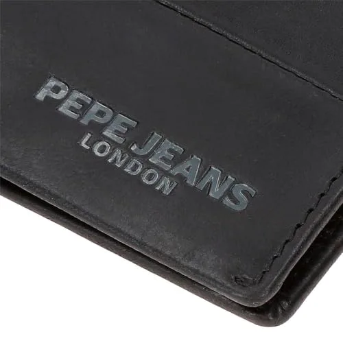 Pepe Jeans ▫️ Ithaca Carteira Horizontal com Fecho de Clique, Tamanho único 6