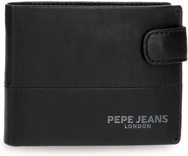 Pepe Jeans ▫️ Ithaca Carteira Horizontal com Fecho de Clique, Tamanho único
