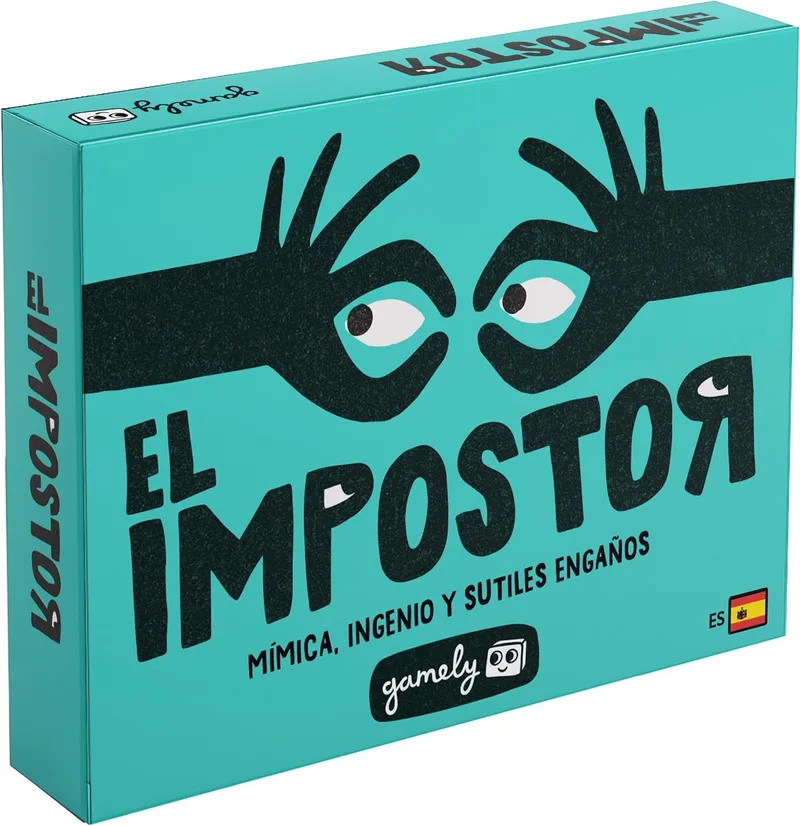 Gamely ▫️ O Impostor | Divertido jogo de mímica e identidades secretas em formato de bolso – mentiras, suposições e gestos discretos para adultos, jovens e famílias (Segunda Edição)