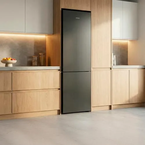 Cecotec ▫️ Frigorífico Combi 356L Bolero CoolMarket Combi 356i Dark D. 200 cm de altura, 59,5 cm de largura, Classe E, tecnologia Multi Airflow, FreshnessFlex e HumidityFlex HUB 3