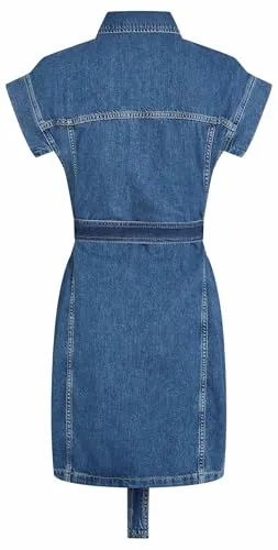 KARL LAGERFELD JEANS ▫️ Vestido de ganga com cinto Karl Lagerfeld para mulher 6