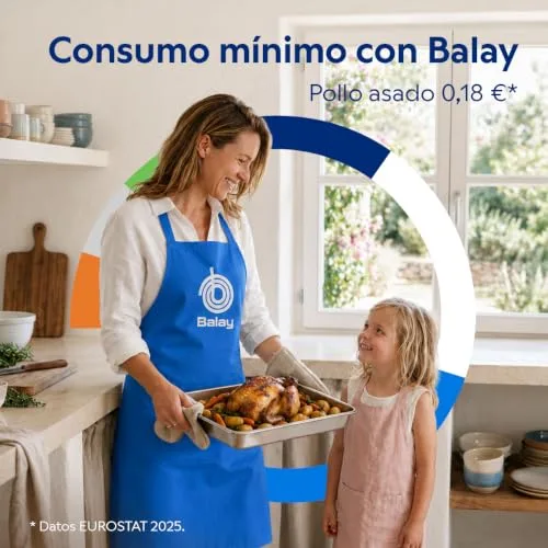 Balay ▫️ Forno com vapor, pirólise e fritadeira de ar quente, preto, 3HD5829N3 4