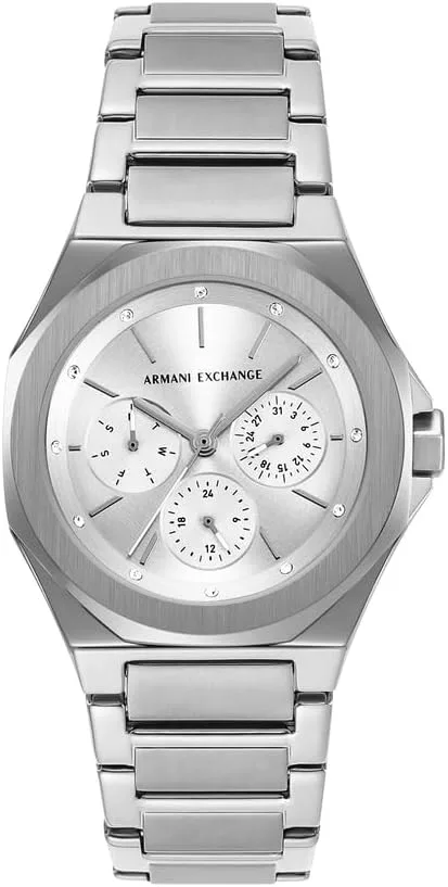 Relógio de Quartzo Analógico Armani Exchange para Mulher com Bracelete em Aço Inoxidável AX4622