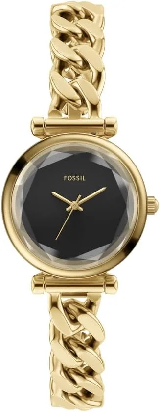 Relógio de Quartzo Analógico Fossil para Mulher com Bracelete em Aço Inoxidável ES5440