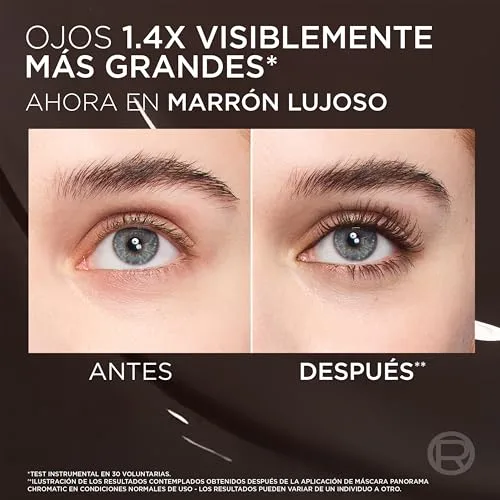 L'Oreal Paris ▫️ L'Oréal Paris Panorama Rímel Volumizador, Brun Leather 4