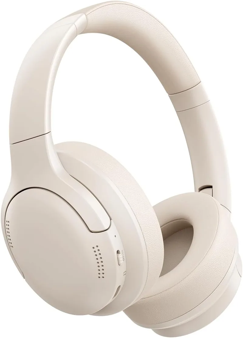 Baseus ▫️ Auscultadores Bluetooth BH1 Lite, leves e confortáveis, auscultadores sem fios com som nítido, drivers dinâmicos de 40 mm, 80 horas de autonomia prolongada, Bluetooth 6.0