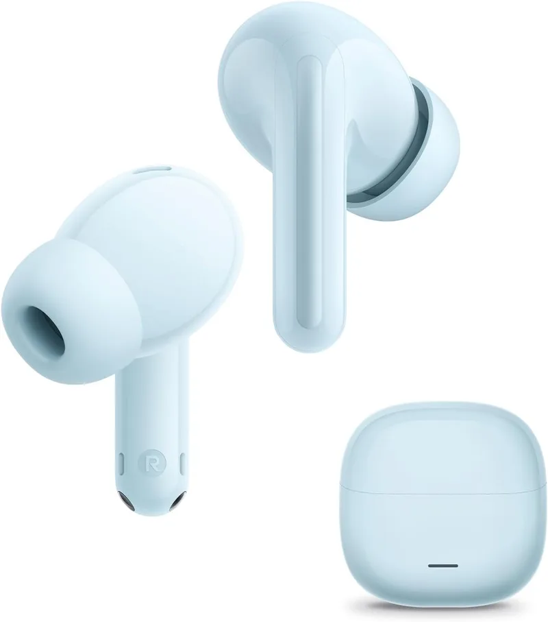 XIAOMI ▫️ REDMI Buds 8 Lite - Auscultadores intra-auriculares sem fios Bluetooth com ANC 42 dB, diafragma de 12,4 mm, graves profundos, bateria com autonomia até 36 horas, 5 definições de equalização e Bluetooth 5.4. Azul