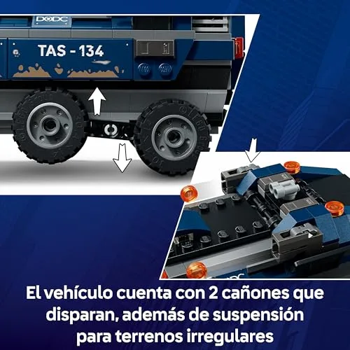 LEGO ▫️ Marvel Spider-Man: Perseguição ao Camião Prisional - Carro blindado de brincar de super-heróis e 4 minifiguras, incluindo Tombstone e Tarântula - Presente para crianças a partir dos 8 anos e fãs - 76349 4