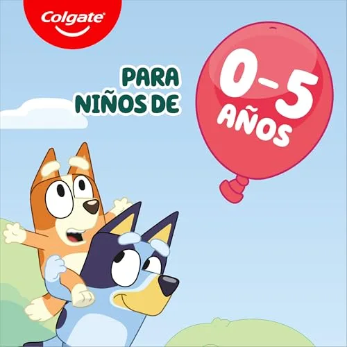 Colgate ▫️ Kids Bluey, Pasta de dentes infantil com sabor a morango, 0-5 anos, 12 x 50 ml 2