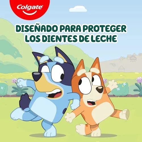 Colgate ▫️ Kids Bluey, Pasta de dentes infantil com sabor a morango, 0-5 anos, 12 x 50 ml 3