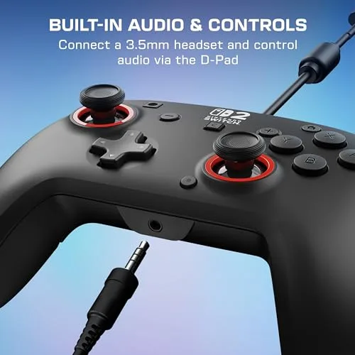 Turtle Beach ▫️ Rematch Preto - Comando com fio para a Nintendo Switch 2 6