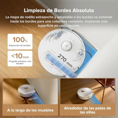 roborock ▫️ Robô aspirador Qrevo Curv 2 Flow com sucção extrema de 20 000 Pa 4
