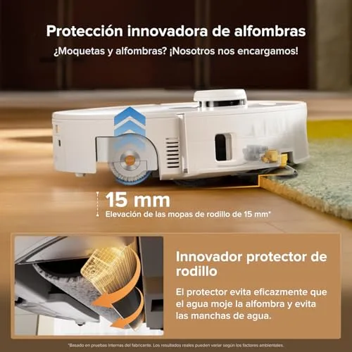 roborock ▫️ Robô aspirador Qrevo Curv 2 Flow com sucção extrema de 20 000 Pa 5