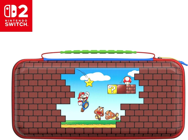 Turtle Beach ▫️ PlayTrek Bolsa de Viagem Mario Bricks para Nintendo Switch 2