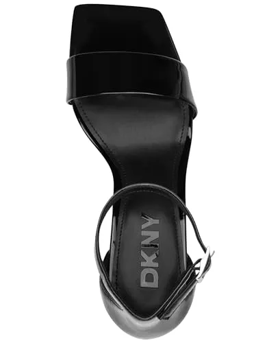 DKNY ▫️ Krazz - Sandália com tira no tornozelo, salto de 75 mm, para mulher 2