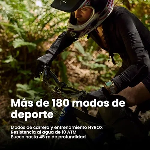 Amazfit ▫️ T-Rex 3 Pro – Relógio inteligente desportivo para homem, ecrã AMOLED de safira, moldura em titânio, GPS de banda dupla, mapas offline, lanterna integrada, compatível com Android e iPhone 6