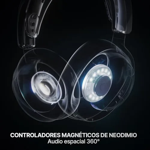SteelSeries ▫️ Auscultadores para jogos multiplataforma Arctis Nova 7 Wireless Gen 2 - Controlo via aplicação em tempo real - Mais de 50 horas - Drivers magnéticos de neodímio - 2,4 GHz e Bluetooth - PC, PS5, Switch 1/2 6