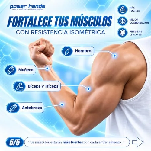 Power Hands ▫️ Gyro Ball – Giroscópio de mão para recuperação, fortalecimento e exercícios do pulso e antebraço – Bola de reabilitação e treino desportivo - Hand Grip 6