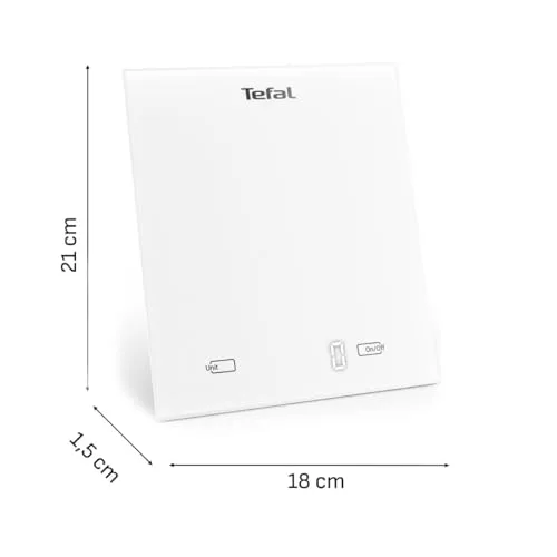Tefal ▫️ Essential, balança de cozinha, capacidade de 5 kg, unidades métricas e imperiais, BC5504V0 4