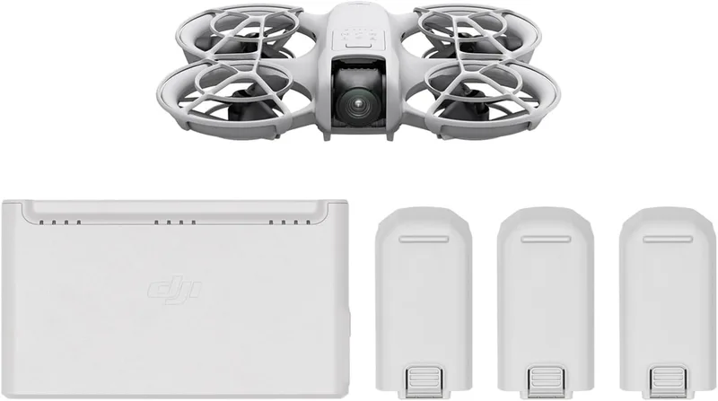 DJI Neo Three Battery Pack, mini drone com câmara 4K UHD para adultos, drone de 135 g que voa a seguir ao utilizador, descolagem com a mão, seguimento de alvos, vídeo estabilizado (sem controlo remoto)