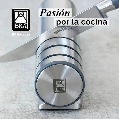 BRA ▫️ Signature | Afiador de facas, aço inoxidável 18/10 6